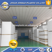 Jinbao color / blanco proveedor de tablero de espuma de PVC 10/12/15 / 18mm